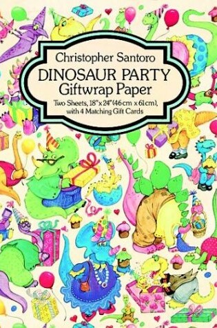 Cover of Dinosaur Party Giftwrap Paper