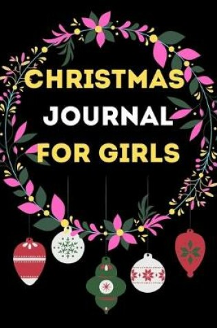 Cover of Christmas journal for girls