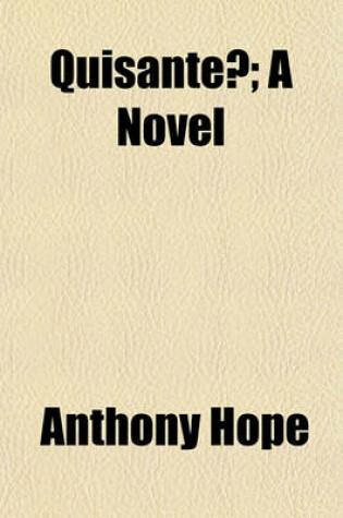 Cover of Quisante; A Novel