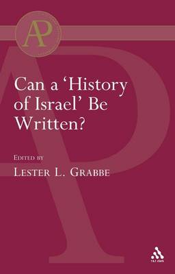 Book cover for Can a 'History of Israel' Be Written?