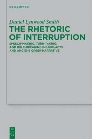 Cover of The Rhetoric of Interruption