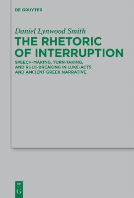 Book cover for The Rhetoric of Interruption