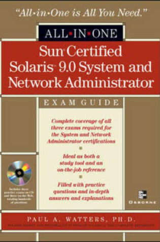 Cover of Sun Certified Solaris 9 System and Network Administrator All-in-one Exam Guide