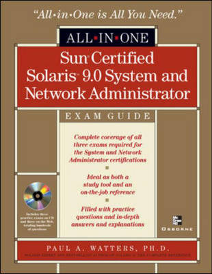 Book cover for Sun Certified Solaris 9 System and Network Administrator All-in-one Exam Guide