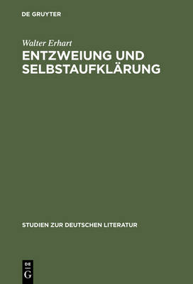 Book cover for Entzweiung Und Selbstaufklarung