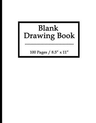 Book cover for Blank Drawing Book-White