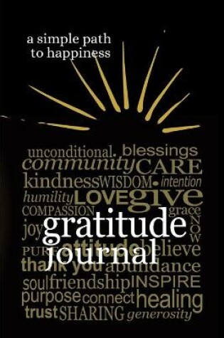 Cover of Gratitude journal - A Simple Path to Happiness