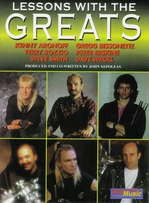 Cover of Lessons with the Greats -- Drums, Vol 1