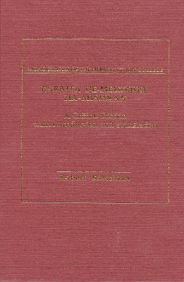 Book cover for Baraita De-Melekhet Ha-Mishkan