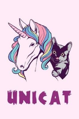 Cover of Horse and Cat Unicorn Notebook
