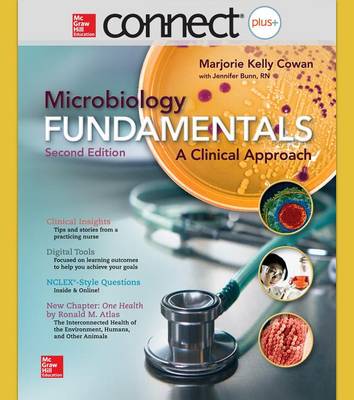 Book cover for Connect Access Card for Microbiology Fundamentals: A Clinical Approach
