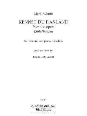 Cover of Kennst Du Das Land (from the Opera Little Women)
