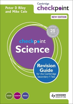 Book cover for Cambridge Checkpoint Science Revision Guide for the Cambridge Secondary 1 Test