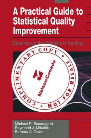 Cover of A Practical Guide to Statistical Quality Improvement