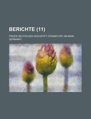 Book cover for Berichte (11)