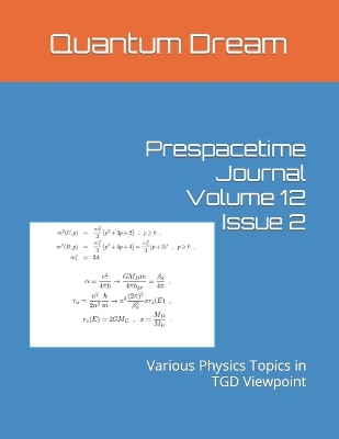 Book cover for Prespacetime Journal Volume 12 Issue 2