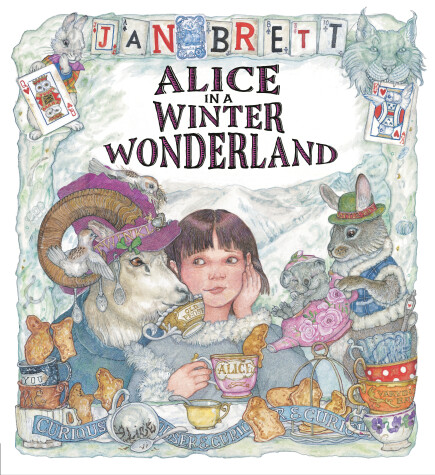 Book cover for Alice in a Winter Wonderland