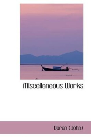 Cover of Miscellaneous Works