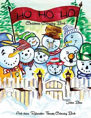 Book cover for Ho Ho Ho - Christmas Colouring Book