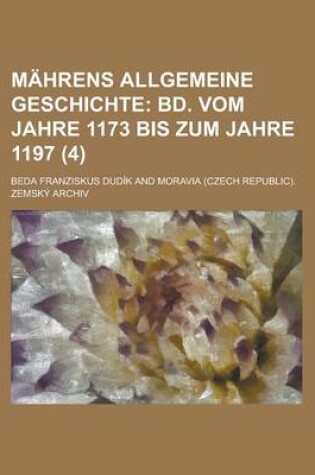 Cover of Mahrens Allgemeine Geschichte (4)