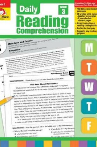 Cover of Daily Reading Comprehension, Grade 3 Te