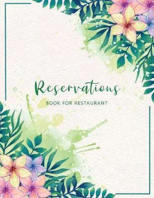 Book cover for Reservations Book for Restaurant
