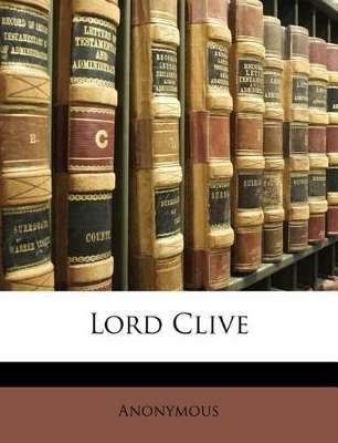 Book cover for Lord Clive