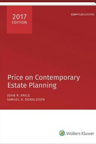 Cover of Price on Contemporary Estate Planning (2017)