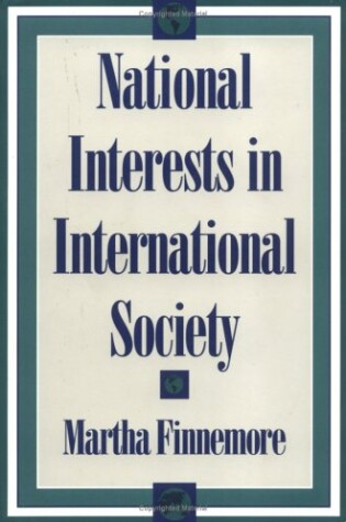 Cover of National Interests in International Society