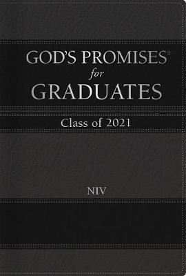 Book cover for God's Promises for Graduates: Class of 2021 - Black NIV