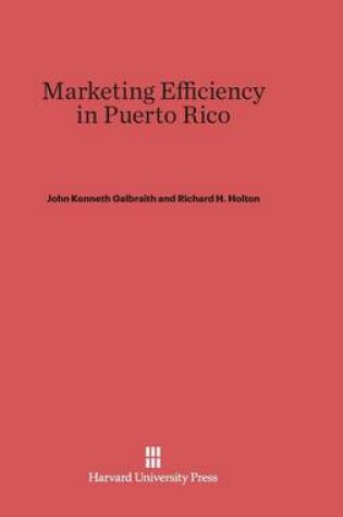 Cover of Marketing Efficiency in Puerto Rico