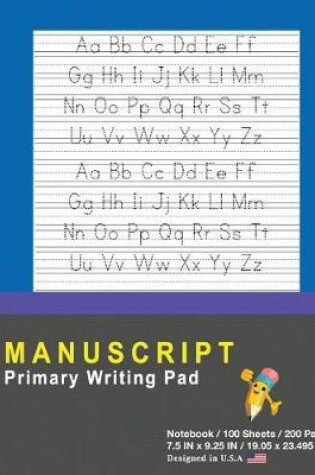 Cover of Manuscript Primary Writing Pad