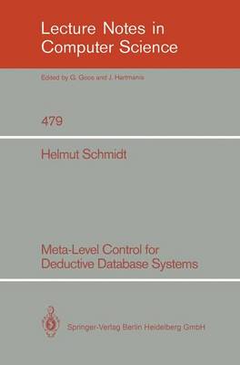 Cover of Meta-Level Control for Deductive Database Systems