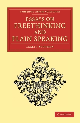 Book cover for Essays on Freethinking and Plain Speaking