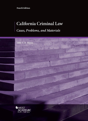 Cover of California Criminal Law