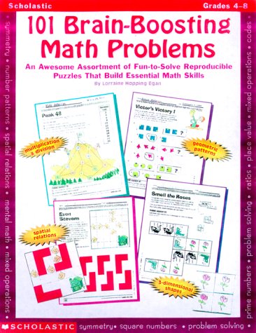 Book cover for 101 Brain-Boosting Math Problems