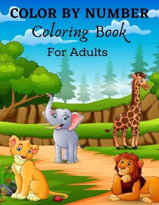 Book cover for Color By Number Coloring Book For Adults