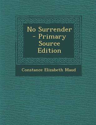 Book cover for No Surrender