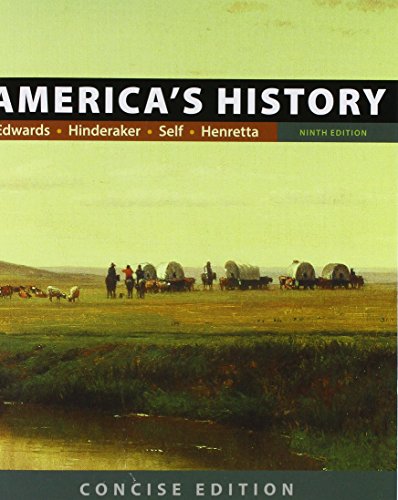 Book cover for America's History: Concise Edition, Combined Volume