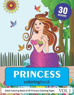 Book cover for Princess Coloring Book