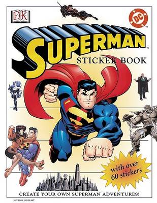 Book cover for Superman Sticker Book