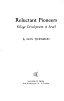 Book cover for Reluctant Pioneers