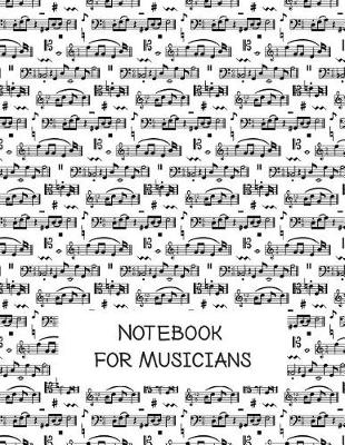 Book cover for Notebook For Musicians