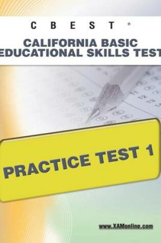 Cover of CBEST CA Basic Educational Skills Test Practice Test 1