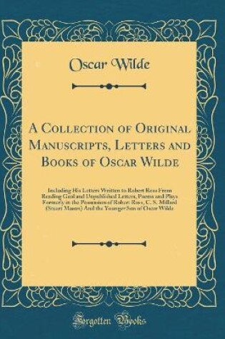 Cover of A Collection of Original Manuscripts, Letters and Books of Oscar Wilde