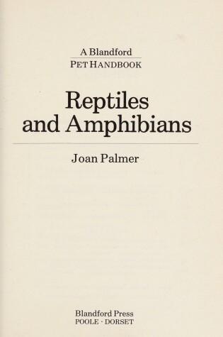 Cover of Reptiles and Amphibians