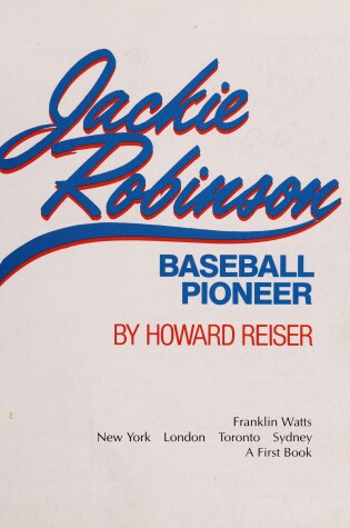 Cover of Jackie Robinson