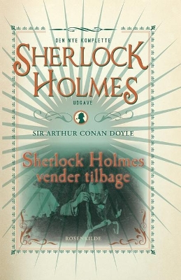 Book cover for Sherlock Holmes vender tilbage