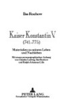 Book cover for Kaiser Konstantin V. (741-775)