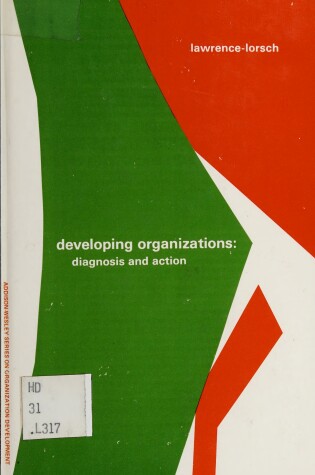 Cover of Developing Organizations